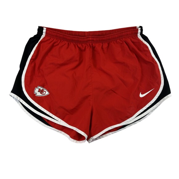 Nike Pants - Kansas City Chiefs Shorts Womens Large Red NFL Football Nike Dri Fit Running